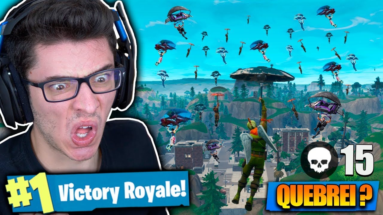 QUASE QUEBREI MEU HEADSET DEPOIS DISSO! Fortnite: Battle Royale