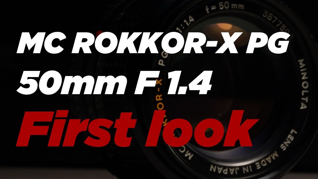 Minolta MC W Rokkor-X PG 50mm F 1.4