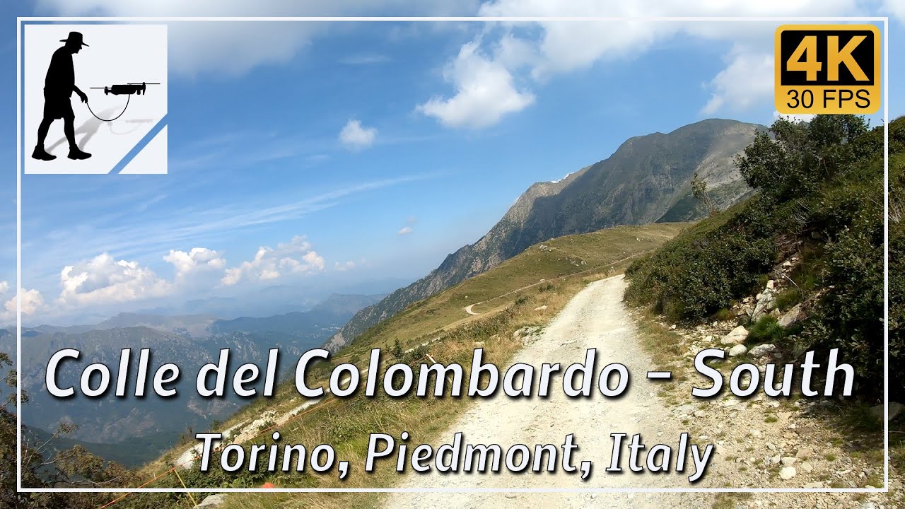 Colle del Colombardo - South, Torino, Piedmont, Italy - by motorcycle and drone