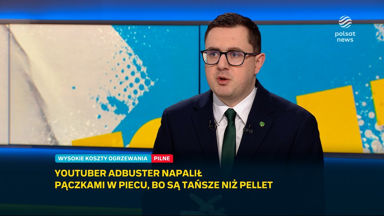 PĄCZKI W PIECU ZAMIAST PELLETU? MOTYKA: TO BRZMI JAK ŻART, ALE PROBLEM Z CENAMI OPAŁU JEST REALNY