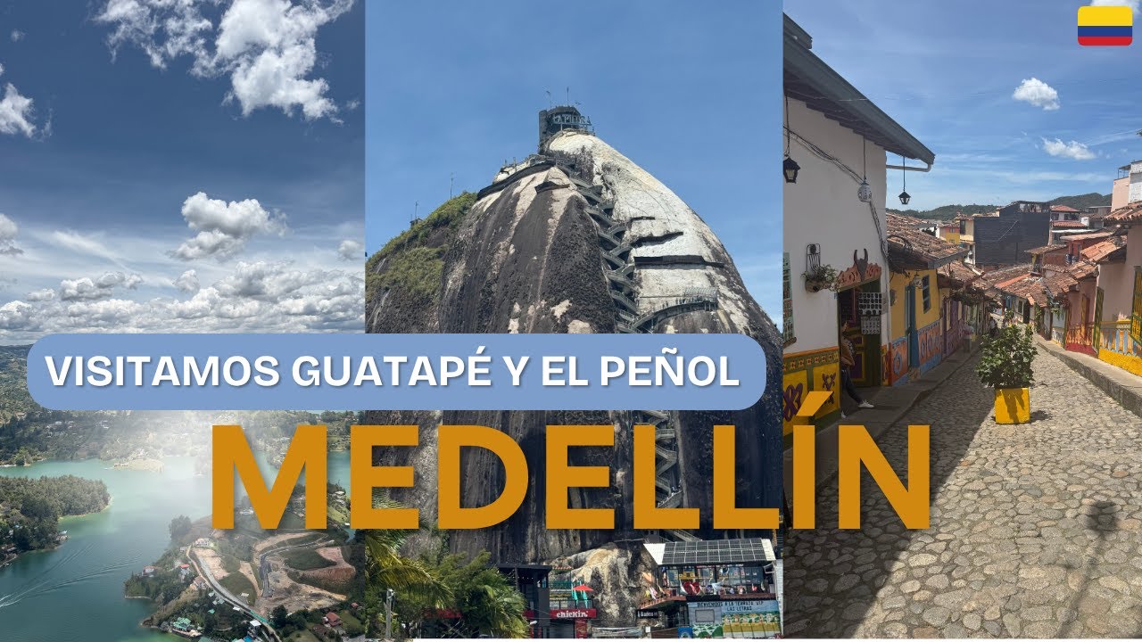 SUBI LA PIEDRA DEL PEÑOL Y NAVEGUE POR GUATAPÉ 🚤🪨🇨🇴 | Vlog #3 MEDELLÍN 2025