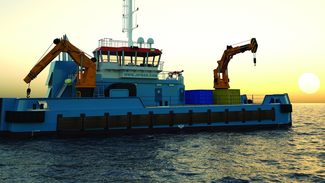 Jifmar Multi Cat Vessel Animation | Offshore Animation