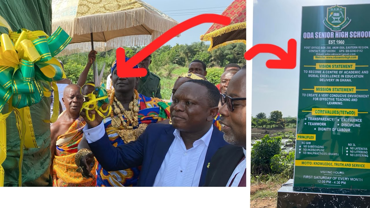Beautiful! ❤️Oda SHS Gets A New Electronic Signage…New Headmaster Mr. Eric Amoah Unveils 🔥🔥