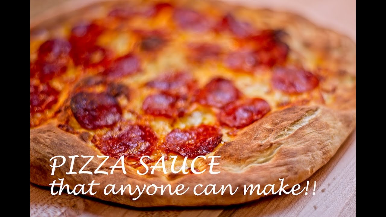 EASY Pizza Sauce (Super Yummy) That Anyone Can Make!