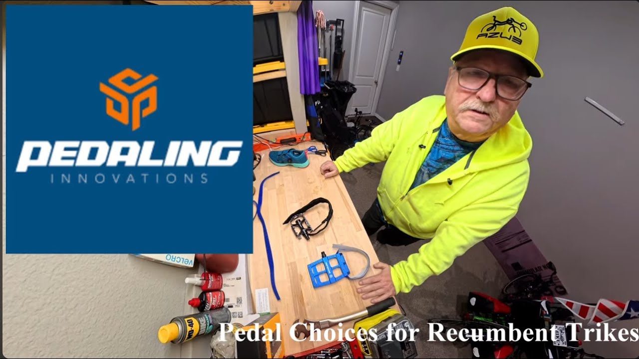 Pedal Choices for Recumbent Trikes