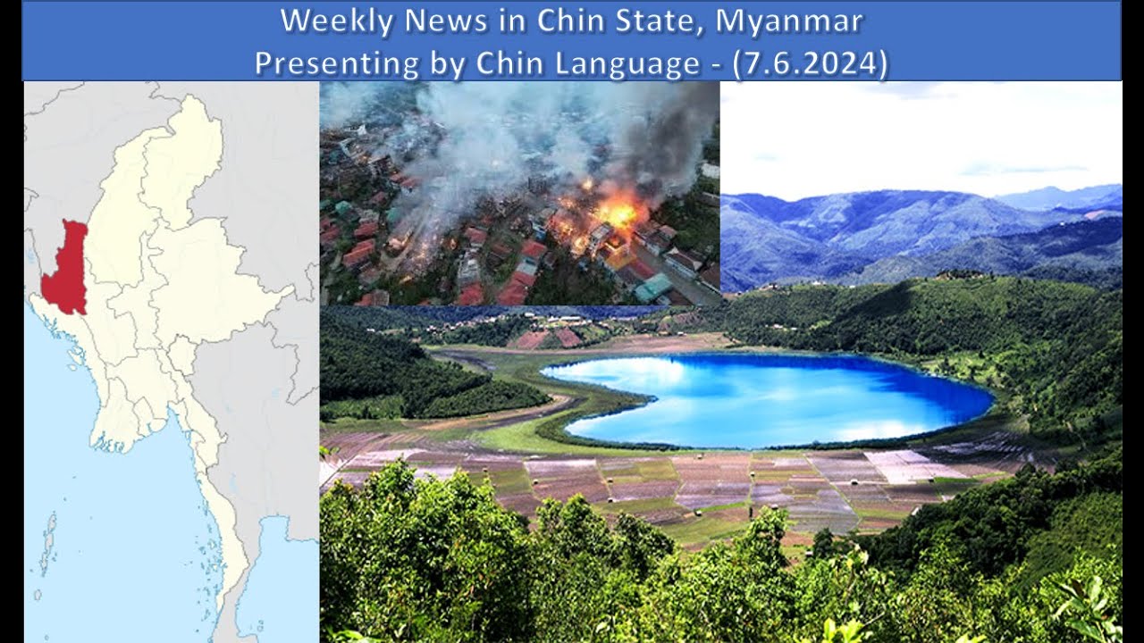 Presenting Weekly News by Chin Language, Chin State, Myanmar