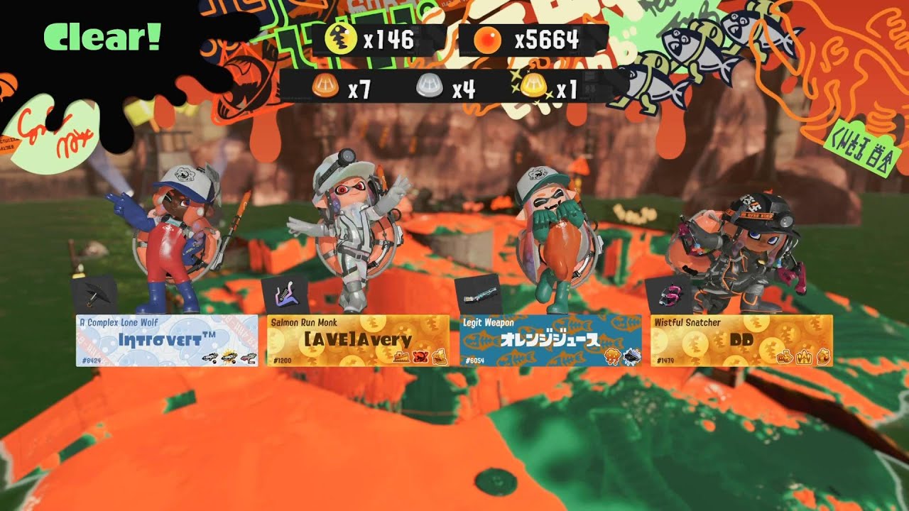 Splatoon 3 - Salmon Run Freelance #198 (Sockeye Station)