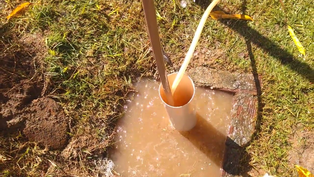 fazendo a limpeza do mini poço no compressor veja com Mizael