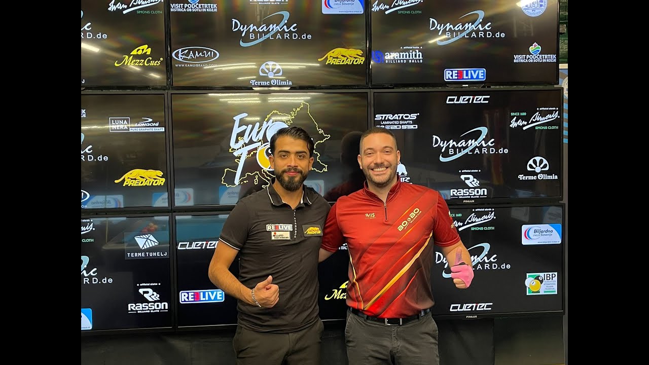 Mohammad Soufi vs Sashko Dimitrov Dynamic Billard Terme Olimia Open 2023 powered by EPBF & Reelive