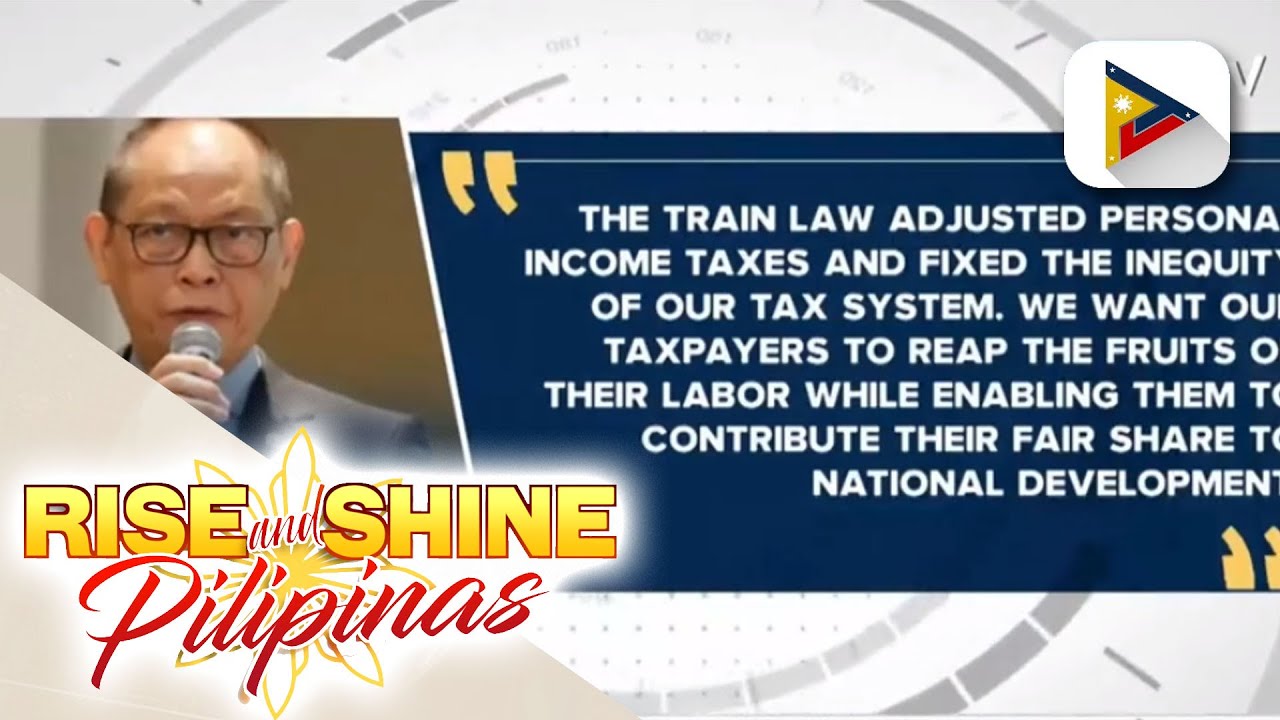 Personal income tax cuts, asahan sa 2023 sa ilalim ng TRAIN Law