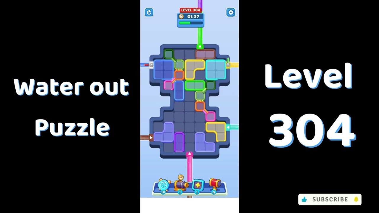 Water Out Puzzle Level 304 Walkthrough 💧 | Step-by-Step Solution | SolutionGuruji