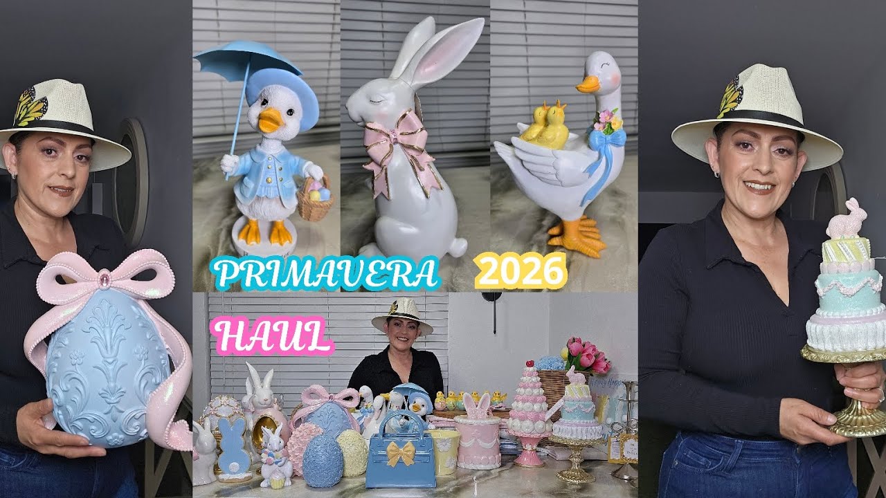 Compras primavera 2026 🐇🐥🌷#easter #decoration #haul #comprasseguras #decor 