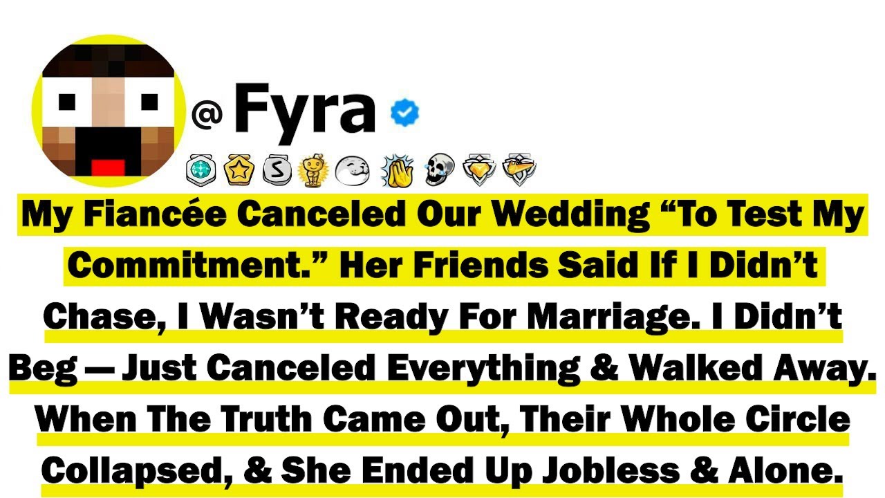 My Fiancée Canceled Our Wedding “To Test My Commitment” Her Friends Said If I Didn’t Chase, I Wasn’t