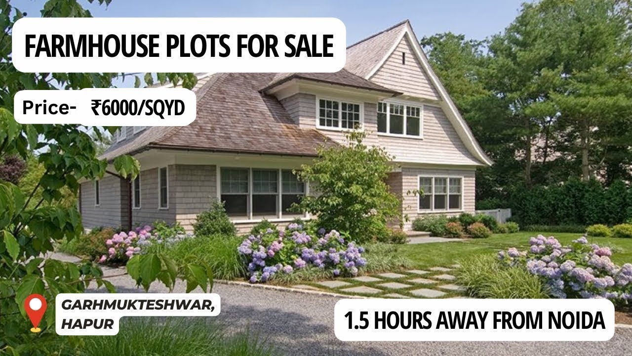 Farmhouse Plots Price 6000 per SqYd in Garhmukteshwar Hapur |☎ +91-8006666499 | 