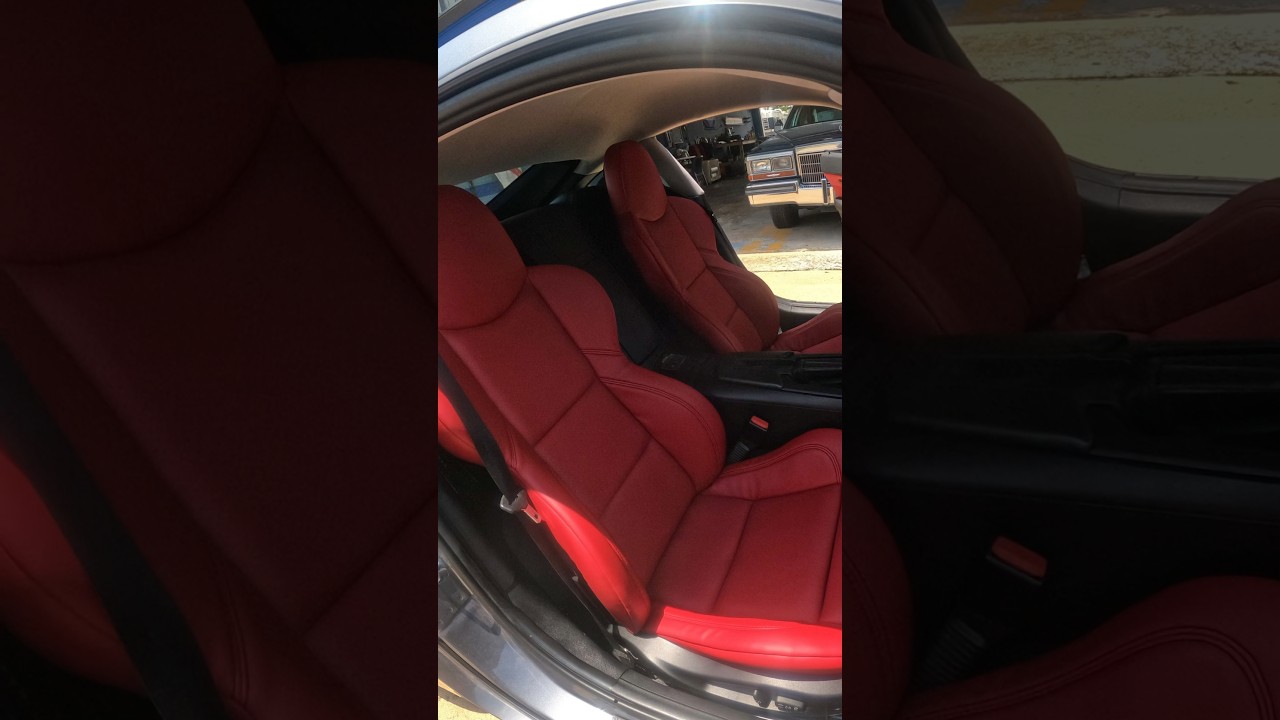 Who needs Upholstery?  BMW gets new Ferrari red seats. 