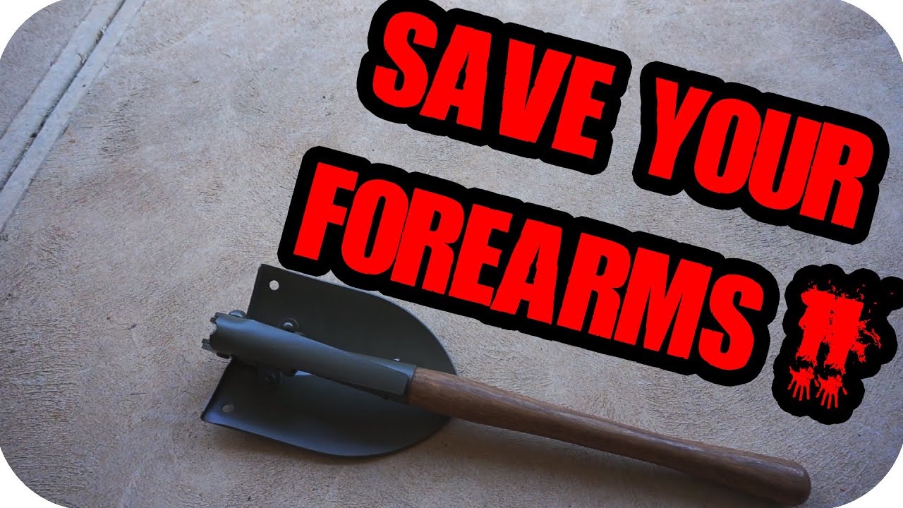 Entrenching tool trick