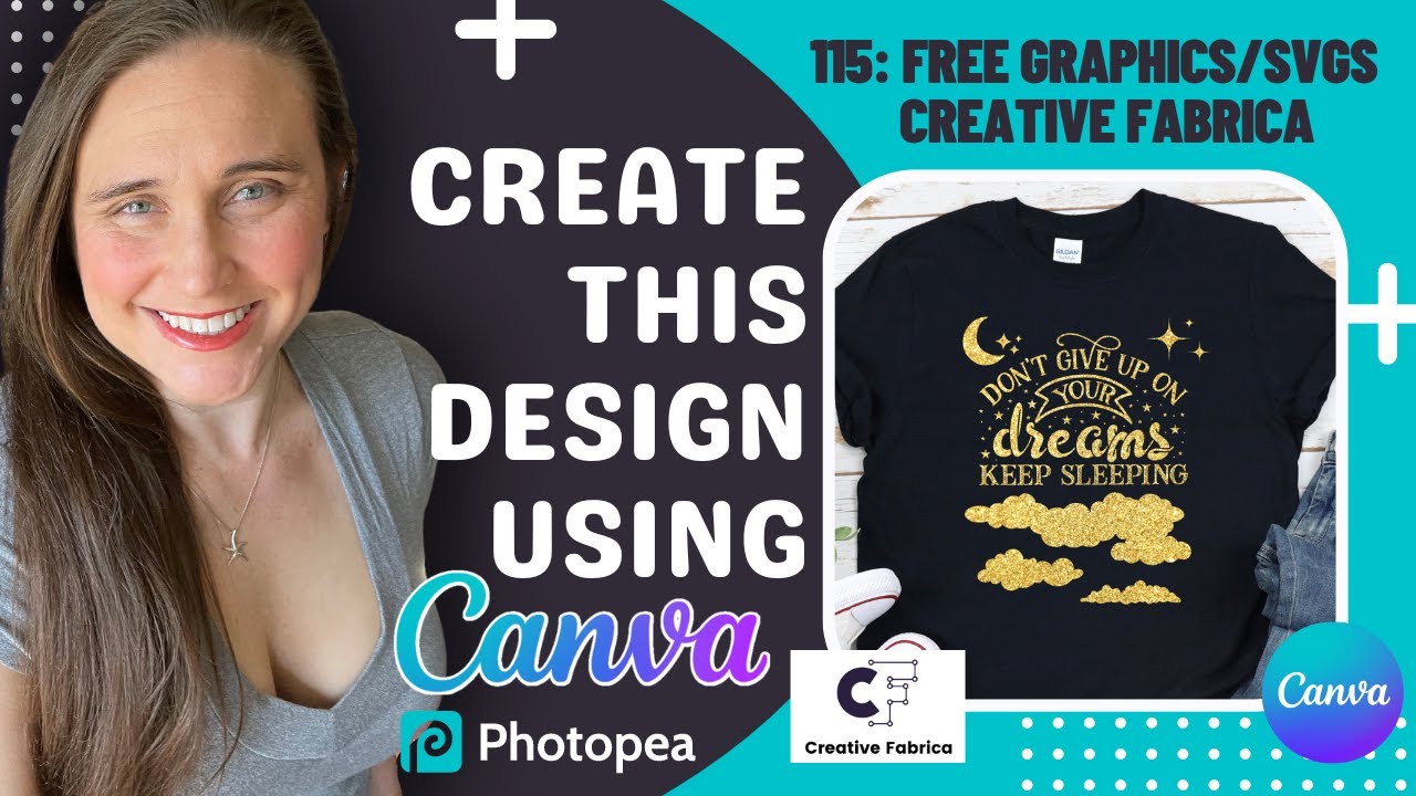 Use Free Graphics And SVGs From Creative Fabrica To Create Original POD Designs On Canva