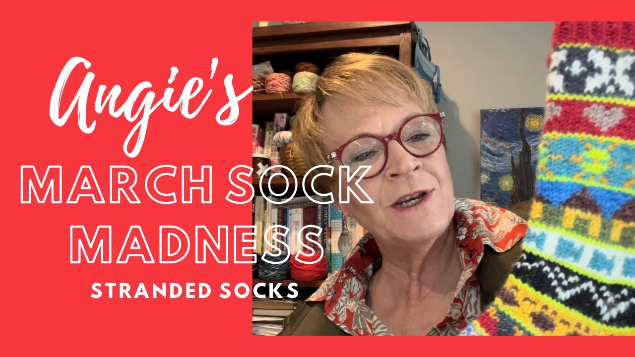 Angie's March Sock Madness Journey - Stranded Socks