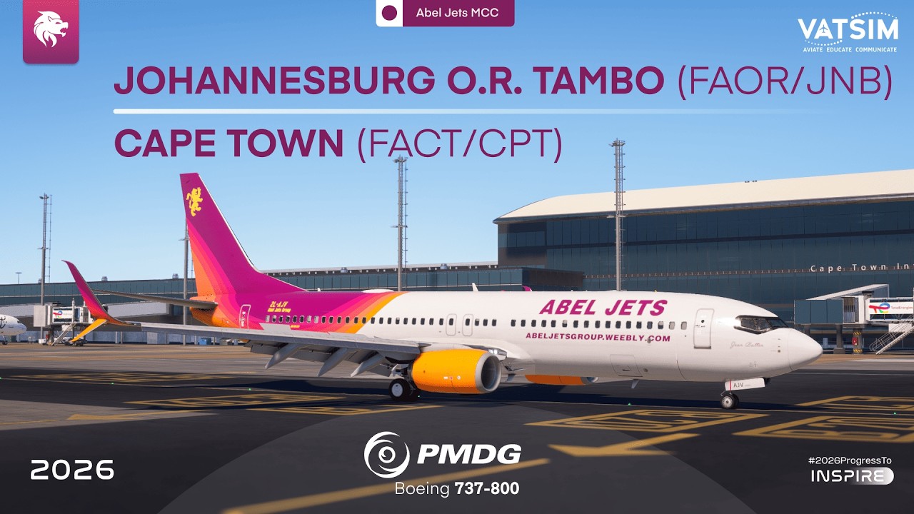 🔴 Microsoft Flight Simulator: Tip of Africa - Johannesburg to Cape Town | VATSIM Livestream 🔴