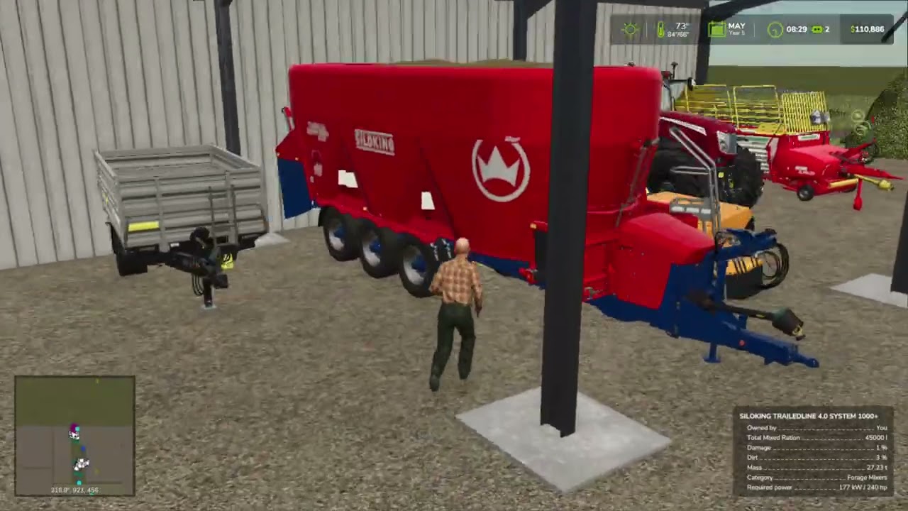 FS25 Flat Map Mega Farm walk through