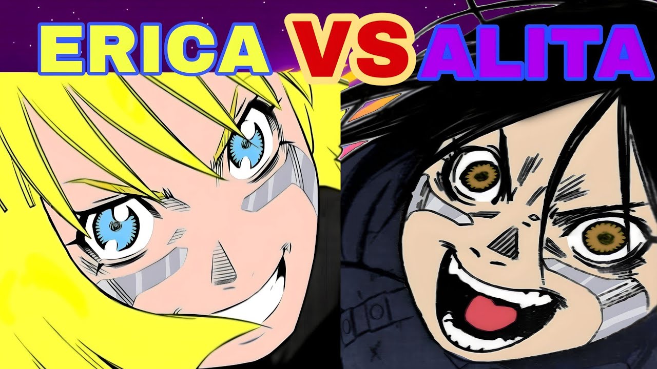 Gunnm Alita Battle Angel - Alita vs Erica (AMV)
