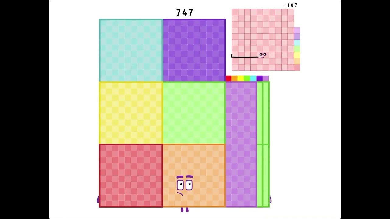 Numberblock 640 is @Numberblock747 and Numberblock Negative 107