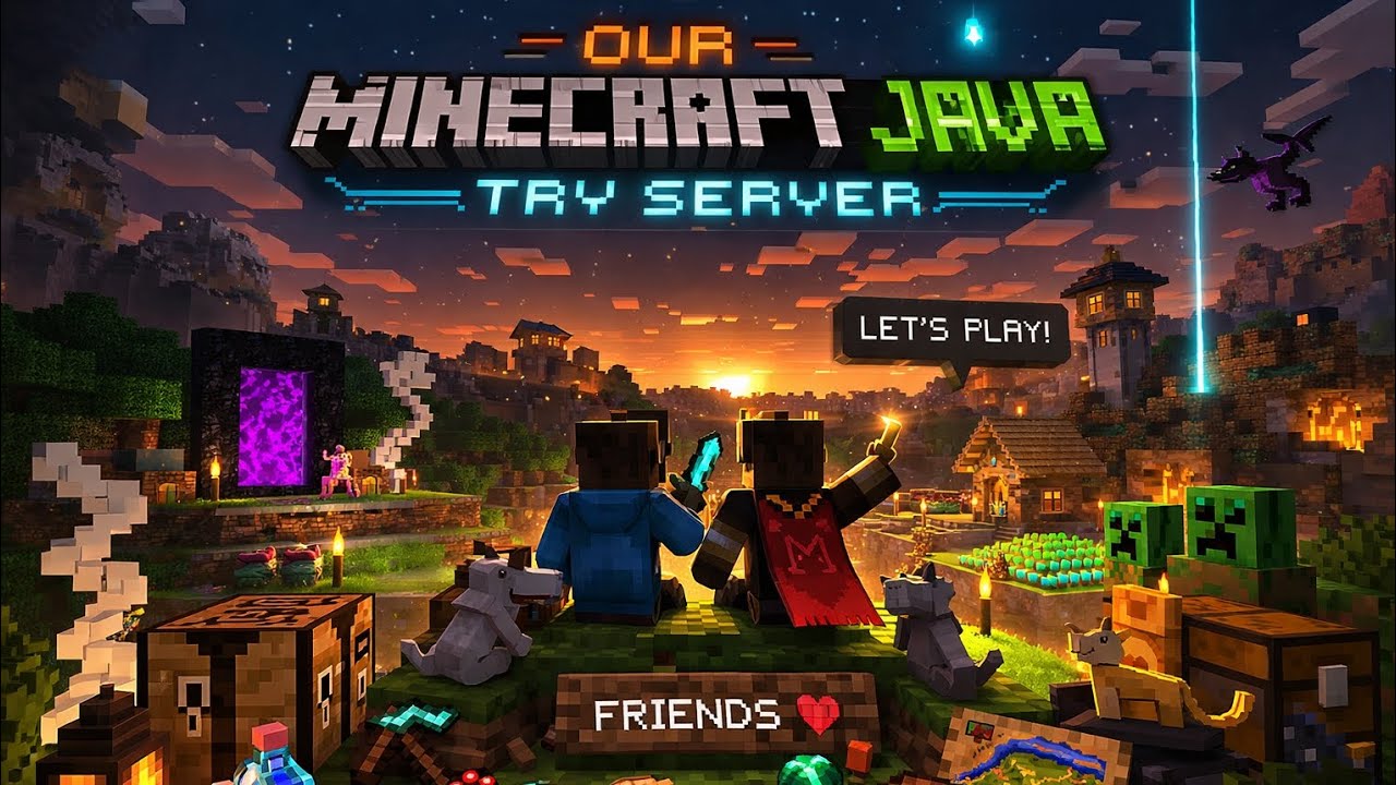 Minecraft java tryel server with my friends