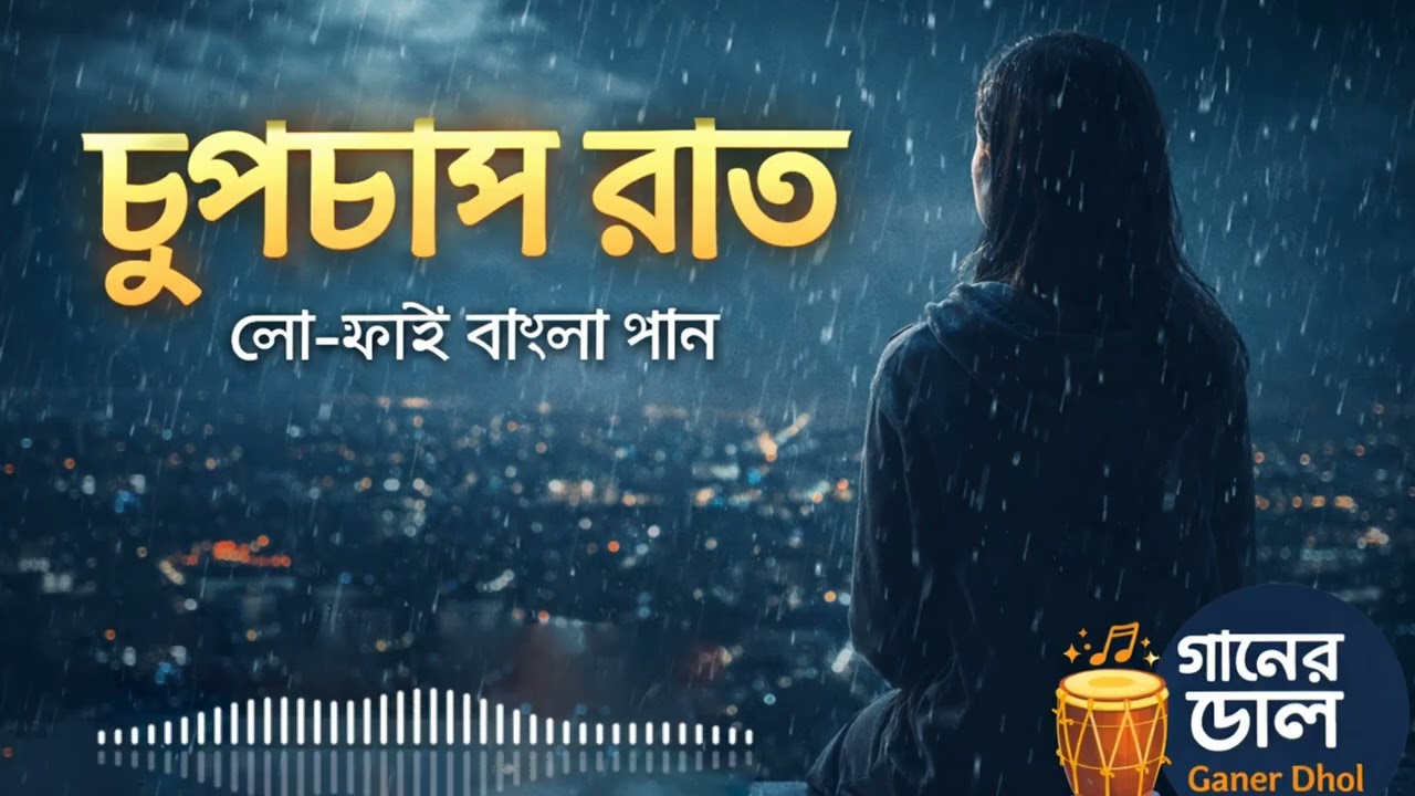 চুপচাপ রাত | Romantic Bangla Lo-fi Song | গানের ঢোল