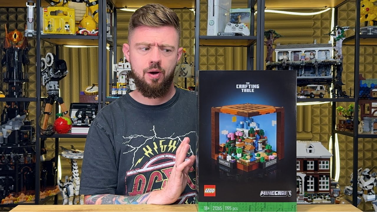 ST&Oacute;Ł WARSZTATOWY 🛠️ LEGO MINECRAFT 21265 RECENZJA