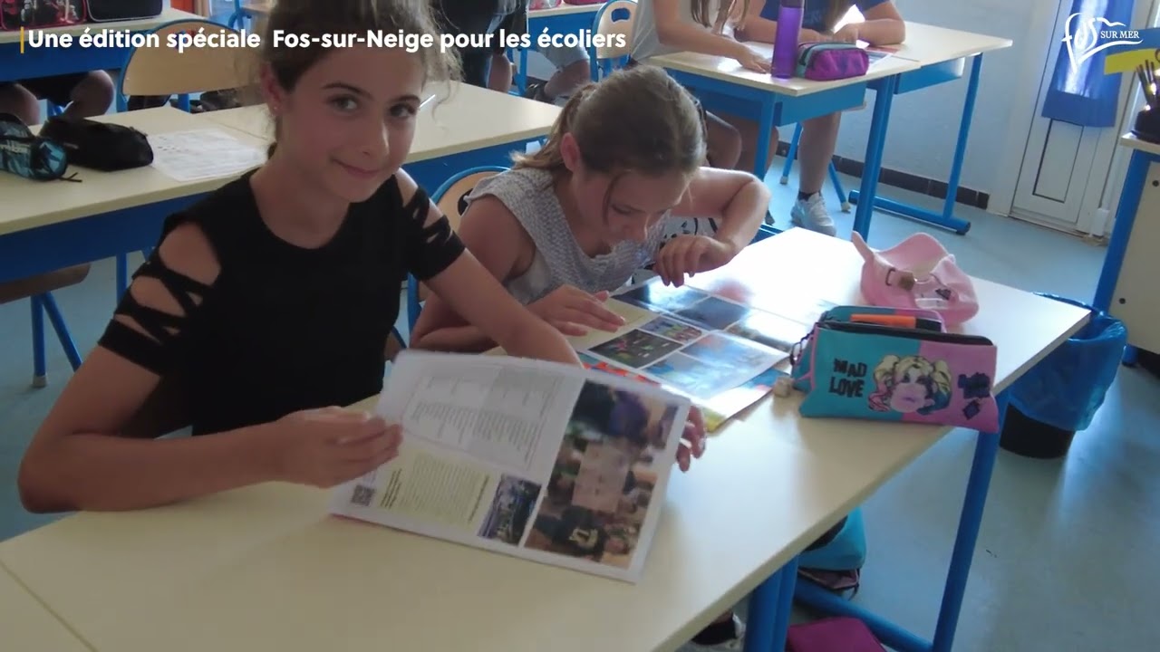 Une édition spéciale Fos-sur-Neige pour les écoliers