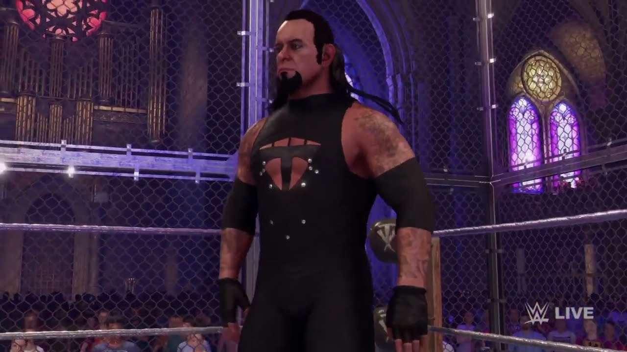 WWE 2K25. Back to the Island During the Rumble.