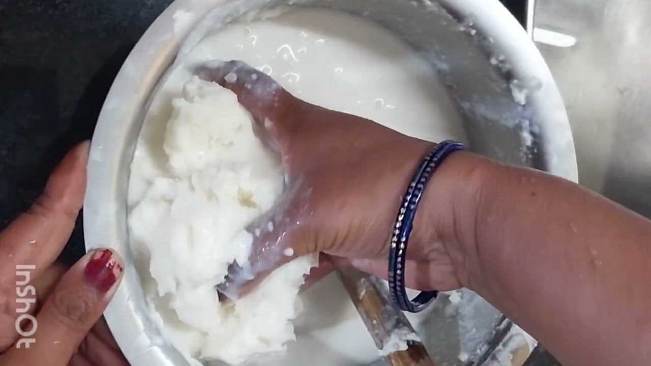 दादी नानी के देसी तरीके से देसी घि बनाए # देसीघिरेसिपी# मक्खनरेसिपी# viralvideo #Lpscooks 