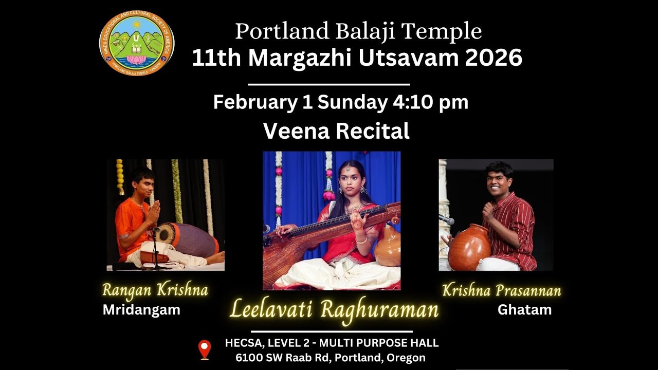 Leelavati Veena Recital at Margazhi Utsavam 2026