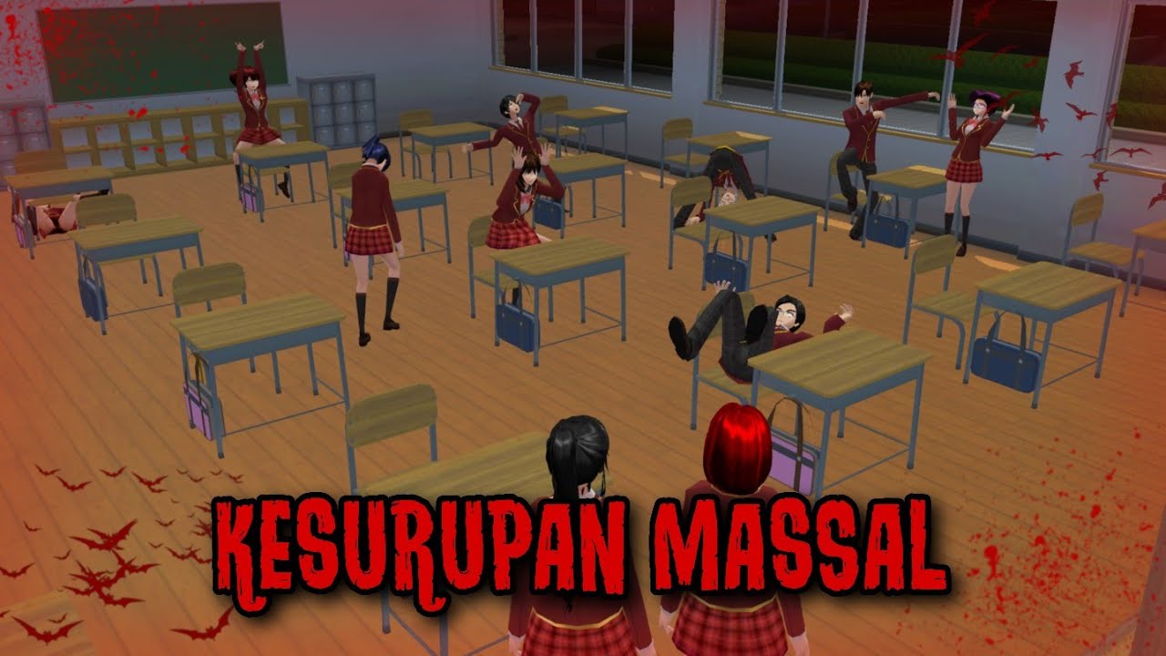 KESURUPAN MASSAL || HORROR MOVIE SAKURA SCHOOL SIMULATOR