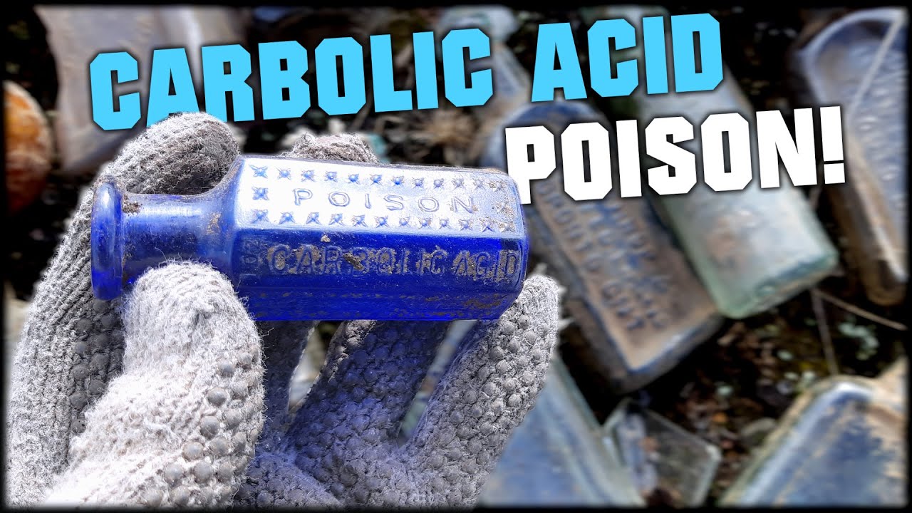 CANADIAN COFFIN POISON BOTTLE FOUND! 100 Year Old Antique Bottle Dump Digging! Sudbury - Ontario