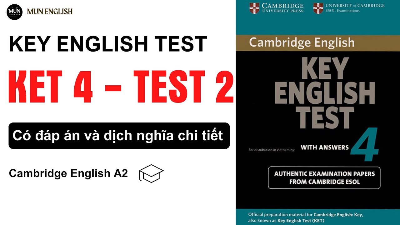 ТЕСТ 2 KET 4 | Практика аудирования английского языка A2 с ответами и подробным сценарием