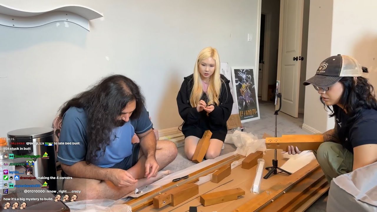 [Sep 21st, '25] Walmart, Assembling Bed, and Fixing Door w/ Esfandtv and Honeebell - IRL in Austin