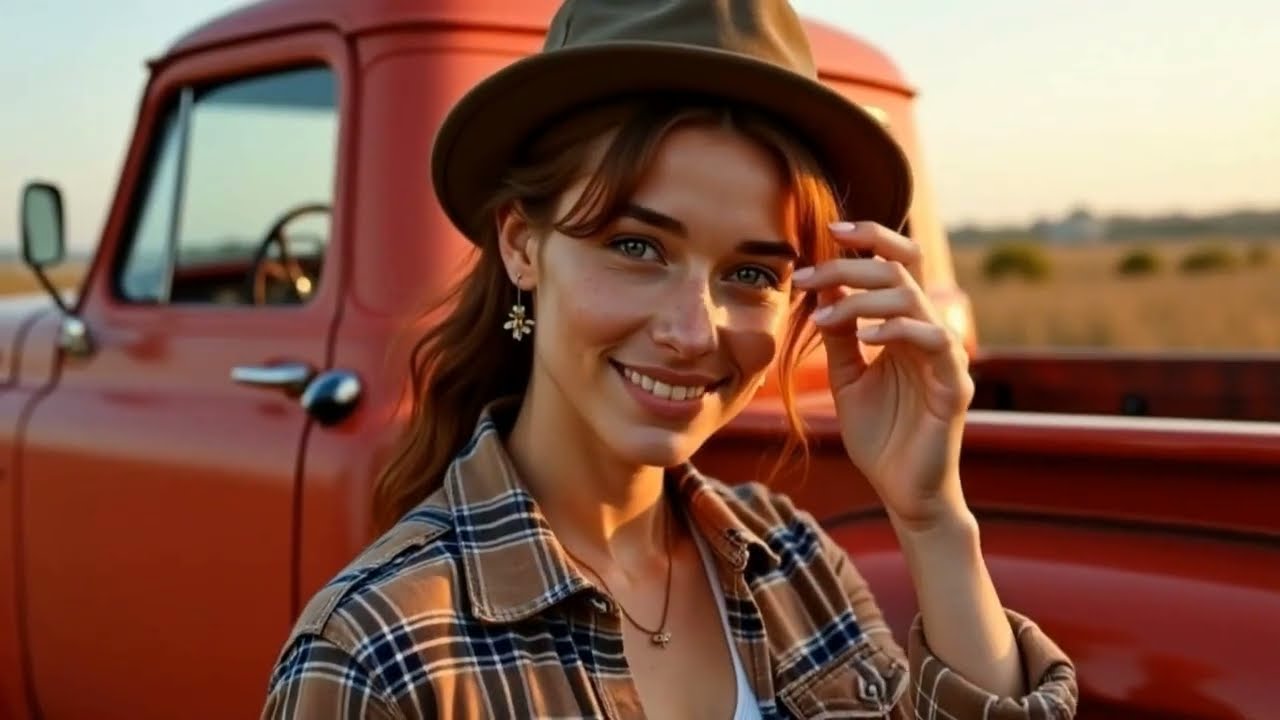AI music video WITH Bloopers. Bold & Bashful. Country music.