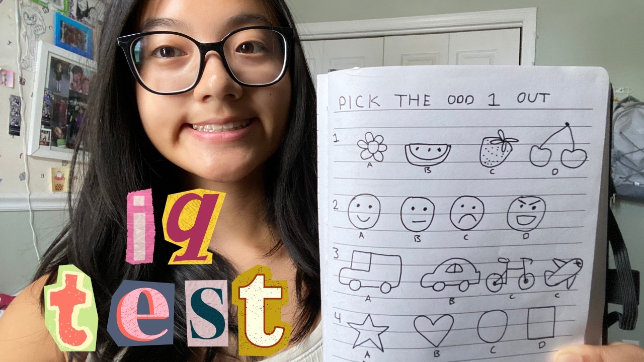 IQ Test with answers ASMR | puzzles | shapes | interactive