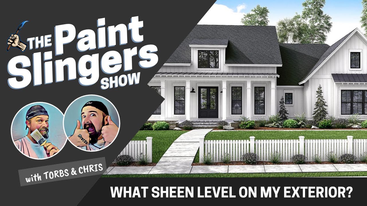 White trim on a white house - What gloss level should you use? | FAQ | The Paintslingers