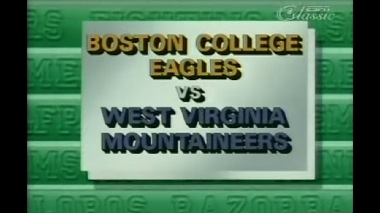 1984 CFB - #19 WVU vs #4 Boston College