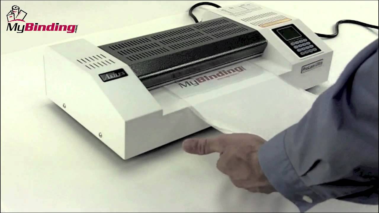 Akiles ProLam Ultra Pouch Laminator Demo - AKPLULTRA