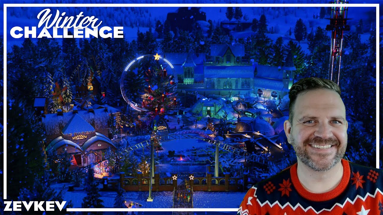 ❄️ Planet Coaster 2 | Winter Challenge – Parktour „Das Verhexte Tal“ 🐉🎢