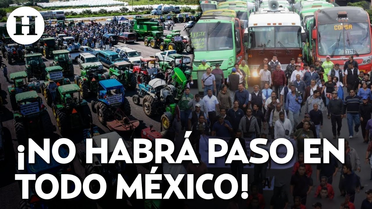 Transportistas alistan mega bloqueo de carreteras el lunes 24 de noviembre ¿Cuáles serán afectadas?