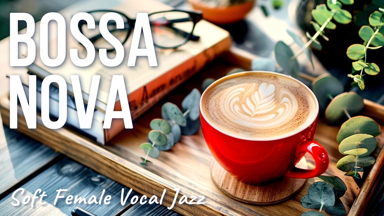 Relaxing Bossa Nova Café | Soft Female Vocal Jazz for Work & Study ☕ | Warm Wooden Desk Mood (3h)