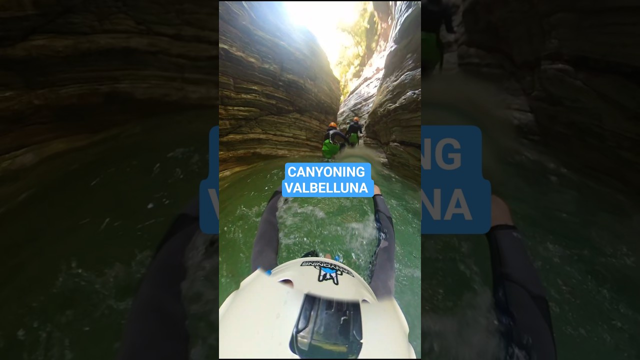 CANYONING VALBELLUNA bellissima esperienza a due passi da casa !emozione.pura!#canyoning#valbelluna
