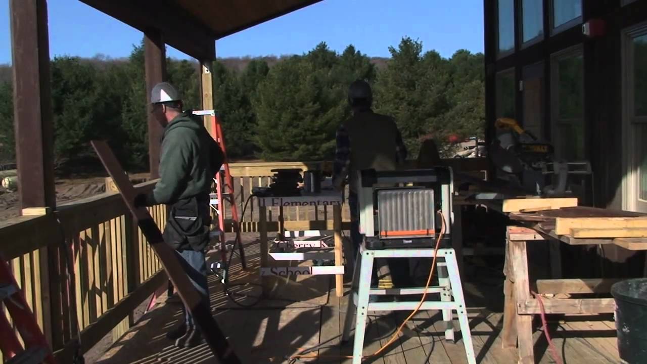 Camp Michigania Dining Hall Construction