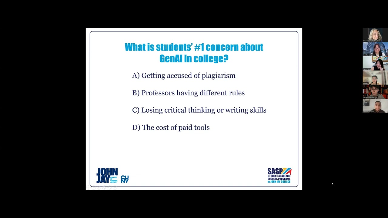 Teaching with AI or Not Faculty Decisions Informed by Student Perspectives Recording