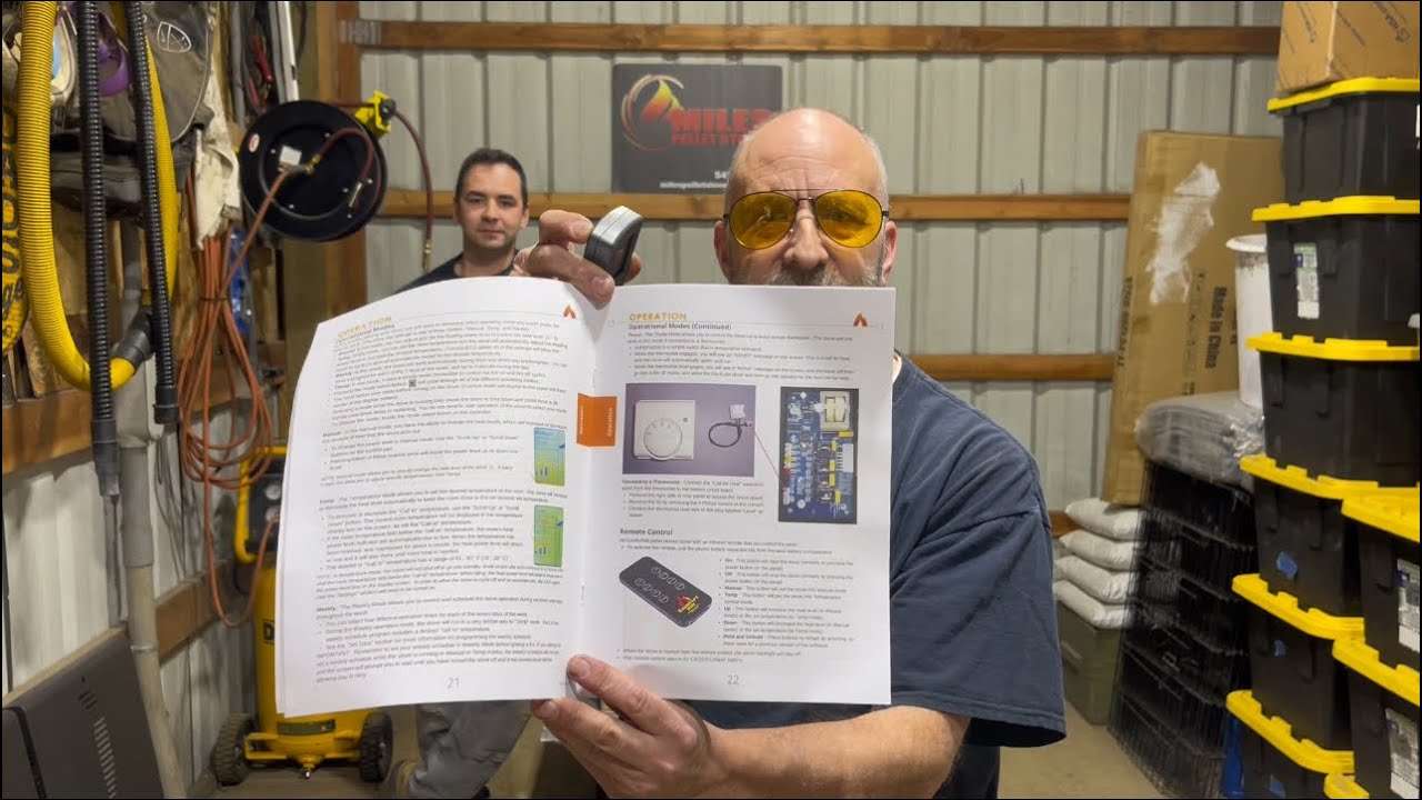 ComfortBilt Pellet Stove Wireless External Remote Thermostat Quick Tutorial and Installation Guide