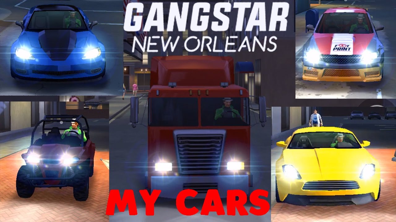 GANGSTAR NEW ORLEANS - MY VEHICLE GEARS (CARS, BIKES AND BOATS)